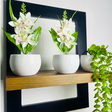 Kit Arranjo de Flores Artificiais Decorativas com folhagens Artificiais: Pendente de Eucalipto