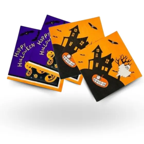 Guardanapos Decorativos para Halloween 20 Unidades