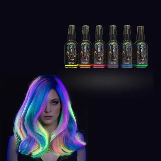 Spray Neon Para Colorir Cabelo Temporário Colormake