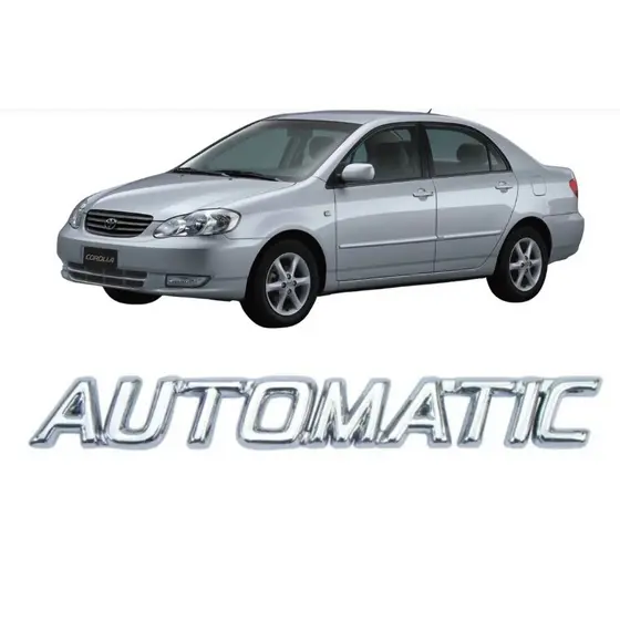 Emblema Automatic Toyota Corolla 2003 2004 A 2008 Cromado