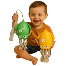 Brinquedo de Lula/Polvo Dançante Elétrico recarregável, com função musical, sensor automático de obstáculos