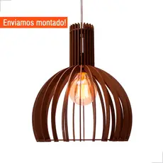 Lustre Pendente Luminária de Teto Decoração Top Cozinha Balcão Bancada Área Gourmet Envio Rápido