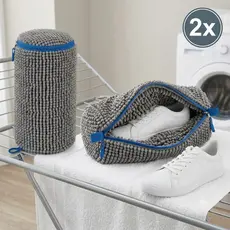 Saco Para Lavar Tênis na Máquina Proteção Reforçada Grande Limpa Sem Danificar Calçados Resistente