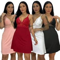 Kit 10 Camisolas Curtas Linha Noite Moda Feminina Elegância Dormir Confortável Estilo Alças