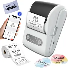Mini Impressora De Etiquetas 58MM Bluetooth Para Celular Portatil