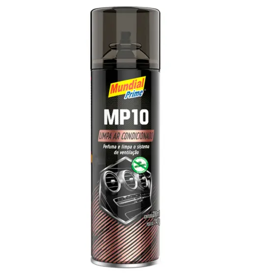 Limpa Ar-Condicionado Mundial Prime 200ml – Elimina Odores e Bactérias – Uso Automotivo e Residencial