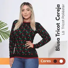 Blusa Feminina Estampada de Cerejas | Conforto e Estilo no Dia a Dia – Tecido Leve e Charmoso