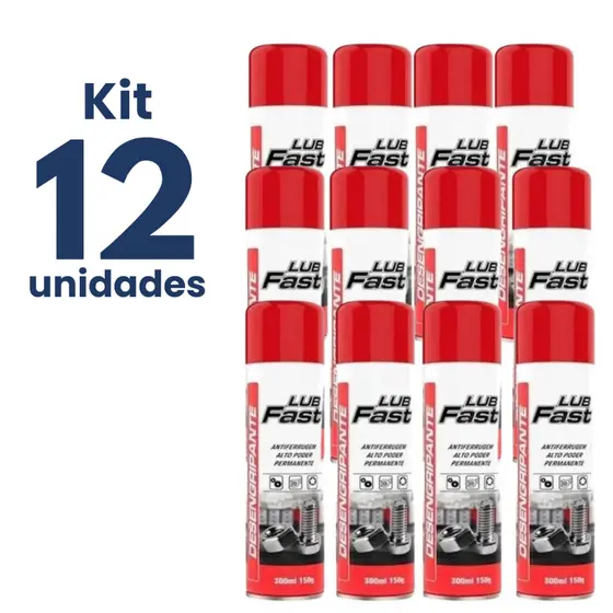 Kit Antiferrugem Desingrepante 300ml Lubfast Aeroflex