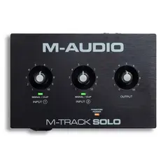 Interface de Áudio M-Audio M-Track Solo USB – Qualidade Profissional no Seu Home Studio
