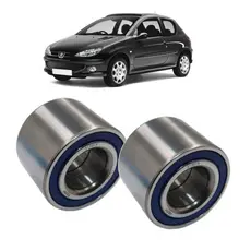 Par De Rolamento Roda Traseira Peugeot 206 207