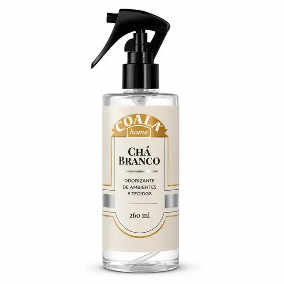 Coala Odorizante de Ambientes e Tecidos Chá Branco 260ml - Fragrância Sofisticada e Frescor Prolongado