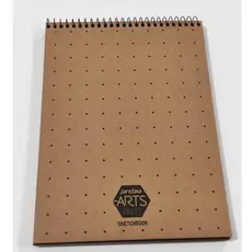 Caderno Sketchbook 40FLS KRAFT ARTS - Jandaia