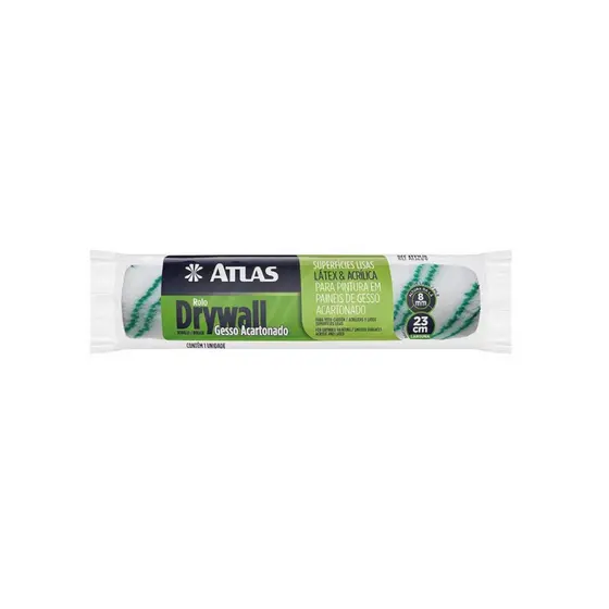 Rolo de Pintura Drywall 23cm - Atlas AT321/8