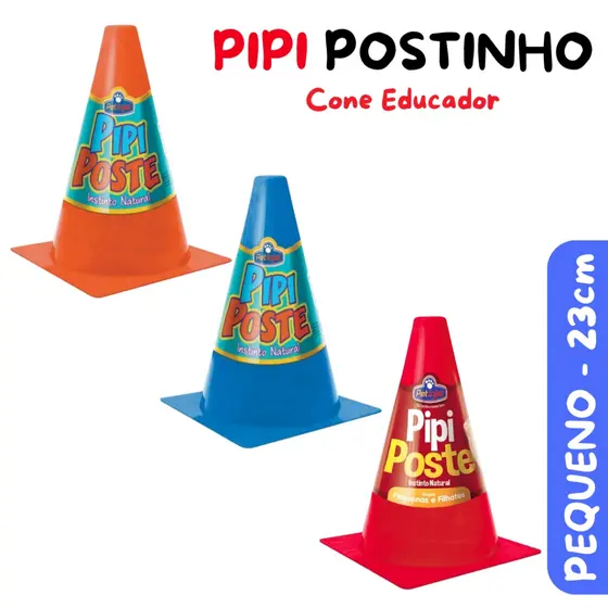 Pipi Poste Cone Educador Sanitário Xixi Tamanho Pequeno Para Cachorros e Cães