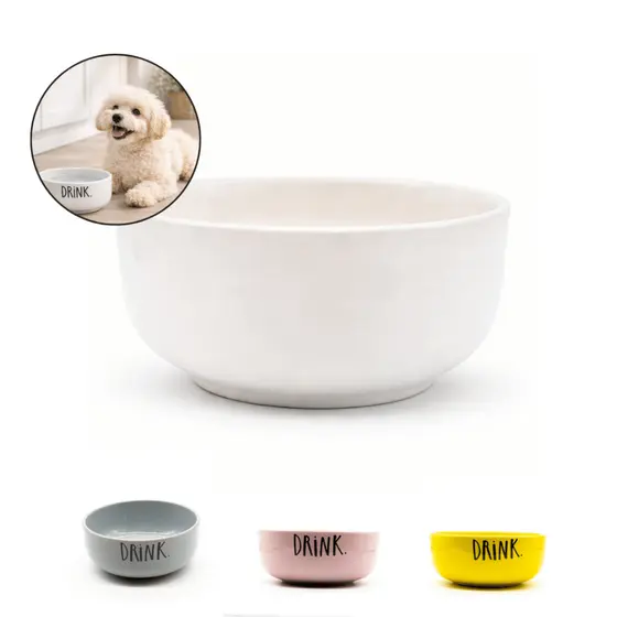 Bebedouro Porcelana 190ml Pet Injet Drink Cães Gatos Pequeno