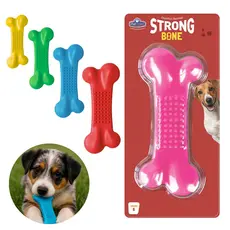 Brinquedo Mordedor Maçico Cachorro Pet Osso Strong Ossinho Flexível Anti Stress
