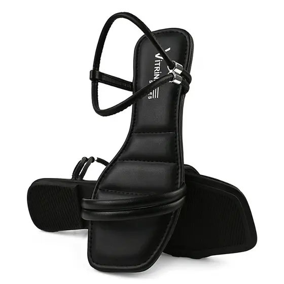Rasteirinha Ajustável Confortável Acolchoada Delicada Vitrine shoes
