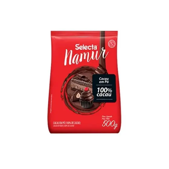 Cacau em Pó 100% Selecta Namur 500g Sem Açúcar Alcalino