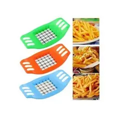 Kit 2 Cortador Fatiador De Batata Frita Palito Legumes Fatia
