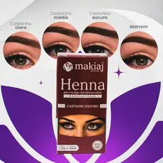 Henna Para Desing De Sobrancelhas Makiaj Promoção Original