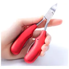 Alicate mola dupla De Cortar Unha Curvado Profissional Aço Inox Manicure Pedicure Podologia De Unha