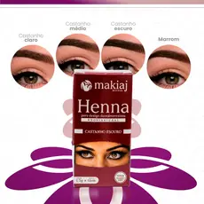 Henna Para Desing De Sobrancelhas Makiaj Promoção Original