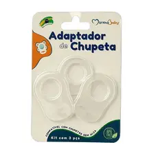 Anel adaptador em silicone Adapta chupeta MAM, LILLO, NUK