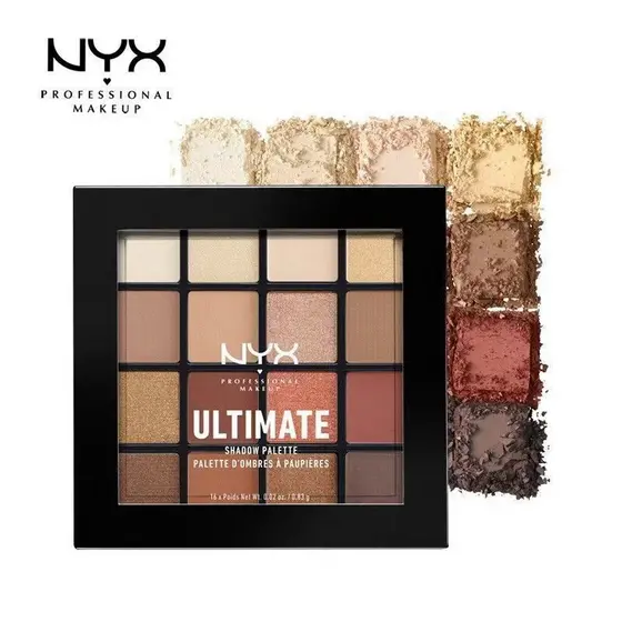Paleta de sombras NYX/16 cores paleta de sombras de maquiagem profissional