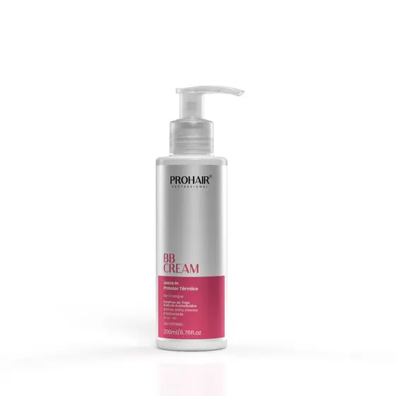 Leave-in Reconstrução Profunda BB Cream 200g ProHair Reduz Frizz Cabelos Brilhosos