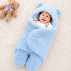 Saco de Dormir Bebe Microfibra Antialergico 64cm Cobertor Menino e Menina