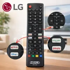 Controle remoto LG para TV SMART / netflix globoplay disney+ prime video / HY-319