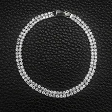Pulseira Riviera Ice Modelo Cravejado Premium Duas voltas