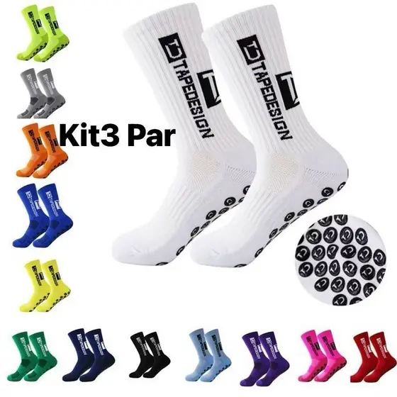 KIT3 Pares De Meias De Futebol De Alta Qualidade