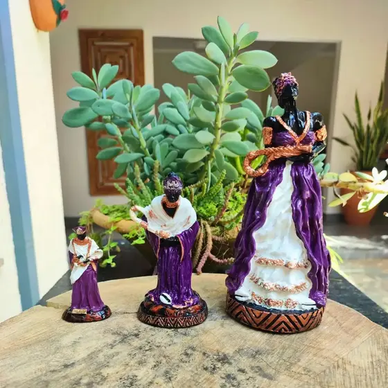 Nanã Buruque Orixá Da Umbanda Imagem Em Resina 1 Unidade