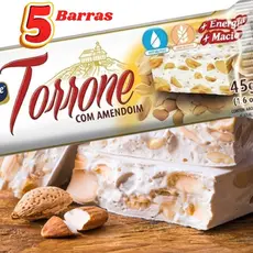 Torrone Amendoim Kit 5 barras 45g