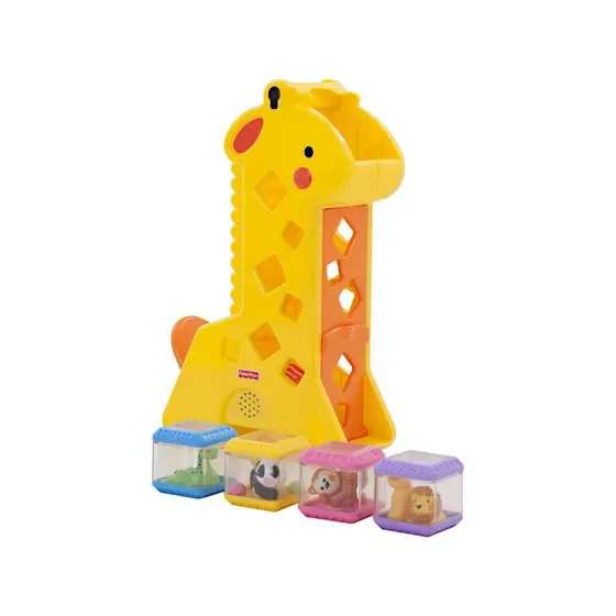 Girafa Divertida Com Blocos Fisher Price - Mattel