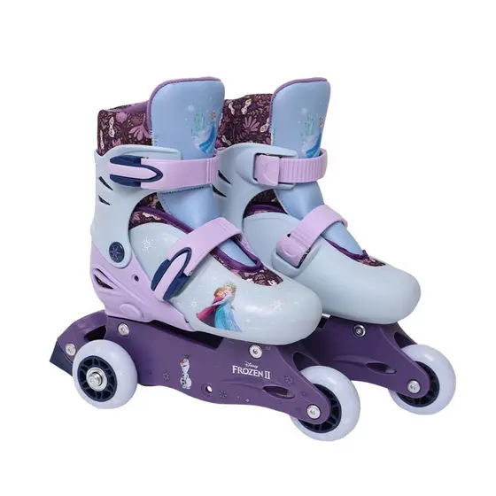 Patins Frozen 3 Rodas Ajustável 29 Ao 32 c/ Acessórios - Fun