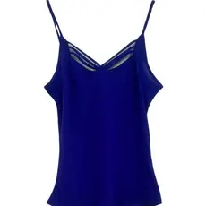 Blusinha Viscolinho Alcinha Regata Com Detalhe na Frente