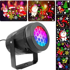 Projetor Decoração Natalina E Jardim Movimento A Laser