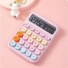 Calculadora Colorida Estilo Retrô Escolar e Escritório