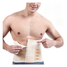Cinta Masculina Abdominal 3 Níveis de Ajuste | Redução de Barriga e Suporte Lombar
