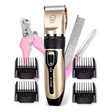 Kit para Tosa de Cachorros e Gatos - Máquina Recarregável