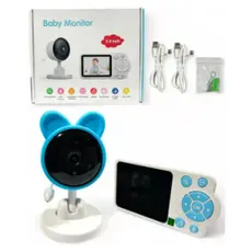 Baba Eletronica Monitor Video do bebê Hd Visão Noturna Sensores de Temperatura de Longo Alcance