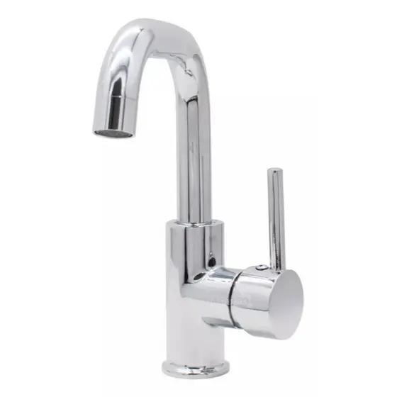 Torneira Para Lavatório Móvel Luxo Acabamento Metal Cromado