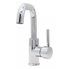 Torneira Para Lavatório Móvel Luxo Acabamento Metal Cromado