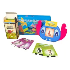 Máquina de Aprendizado Infantil – 224 Cartões Educativos + Design Divertido!