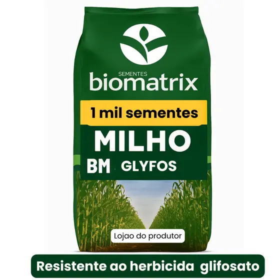 Semente de milho Biomatrix RR RESISTENTE GLYFOS híbrido - 1.000 sementes