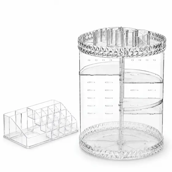 Kit Organizador de Maquiagem Acrílico Multiuso Para Cosméticos Pincéis Batons Organiz