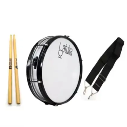 Kit Tarol 12 Polegadas 12x10 Alumisteel Luen Batuka + Talabate 2g + Baquetas