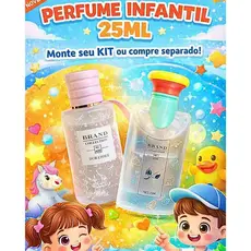 Perfume Infantil Brand Collection Lançamento 2026 - 25ML - Colonia Leve Eau De Parfum - N420 N234